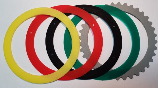 Фильтрующий элемент дисковых фильтров - полимерные кольца
